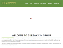 Tablet Screenshot of gurbaksishgroup.com